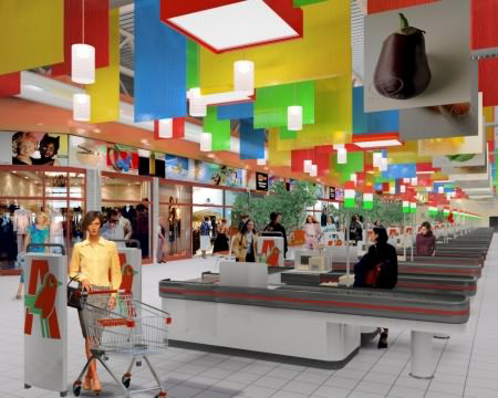 Centrum Handlowe Auchan Kommunarka, Moskwa, Rosja Centrum Handlowe Auchan Kommunarka, Moskwa, Rosja