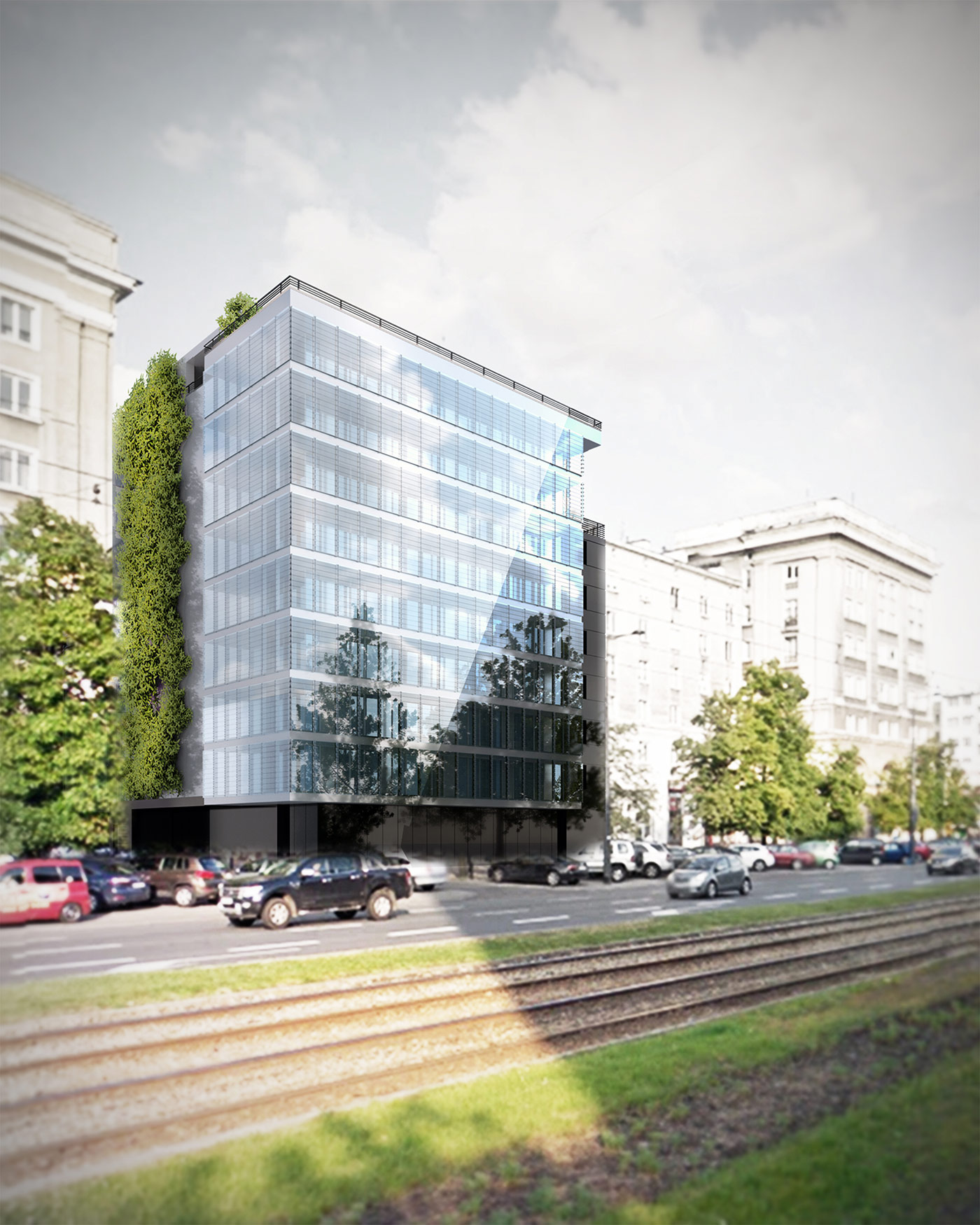 Budynek wielorodzinny, Warszawa centrum