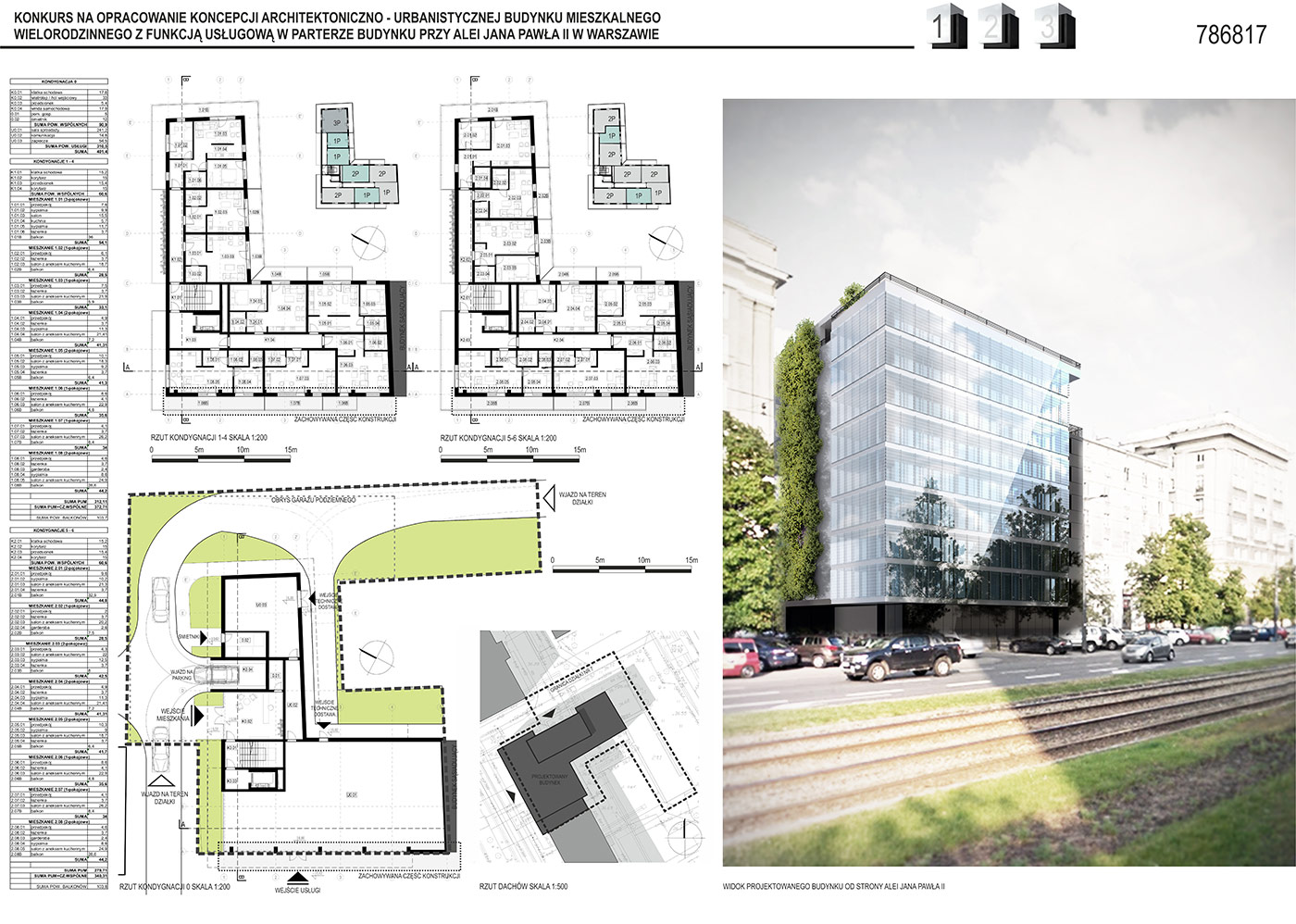 Budynek wielorodzinny, Warszawa centrum