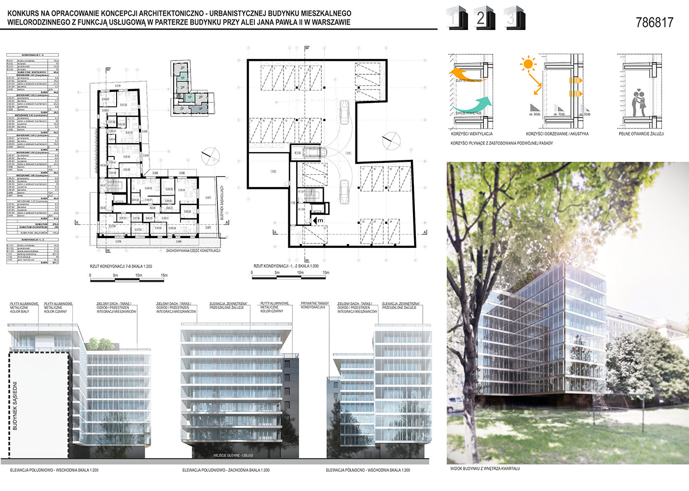 Budynek wielorodzinny, Warszawa centrum