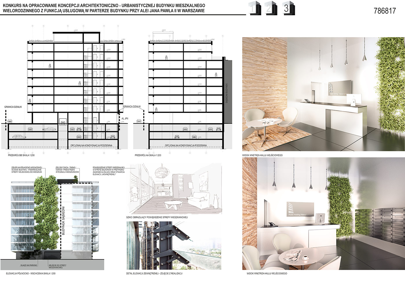 Budynek wielorodzinny, Warszawa centrum