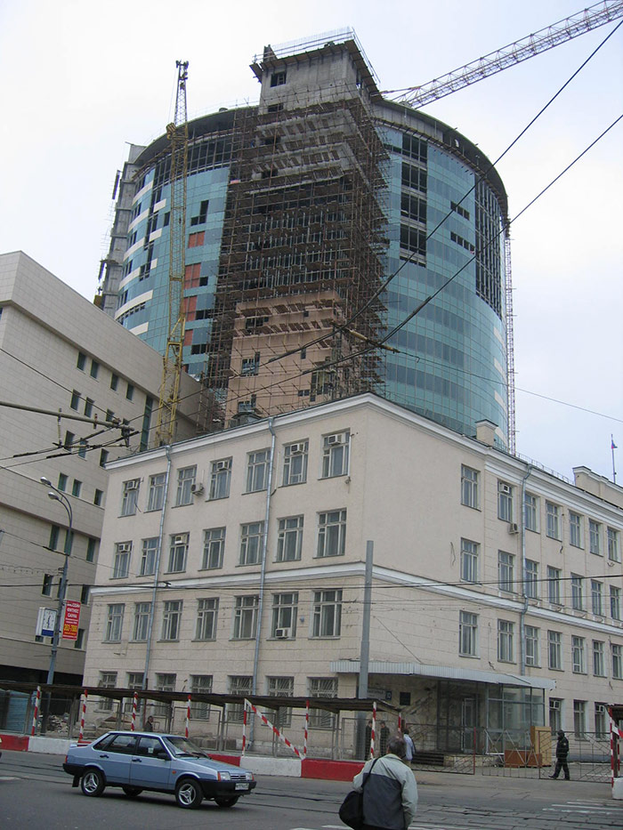 Budynek Biurowy Aviamotornaya, Moskwa, Rosja Budynek Biurowy Aviamotornaya, Moskwa, Rosja